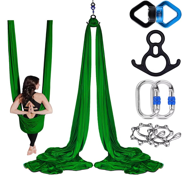 Yoga Fitness Studio - ชุดเปลโยคะแบบปรับได้สะดวกสบาย อุปกรณ์ฟิตเนสคุณภาพสูงสำหรับใช้ในบ้านและสตูดิโอ รุ่นใหม่ ปี 2026