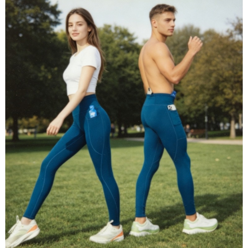 Yoga Daily Fitness - กางเกงโยคะแบบรัดรูปสำหรับทุกเพศ เอวสูง ยืดหยุ่นได้ เหมาะสำหรับฟิตเนส ยิม และกิจกรรมกีฬาประจำวัน