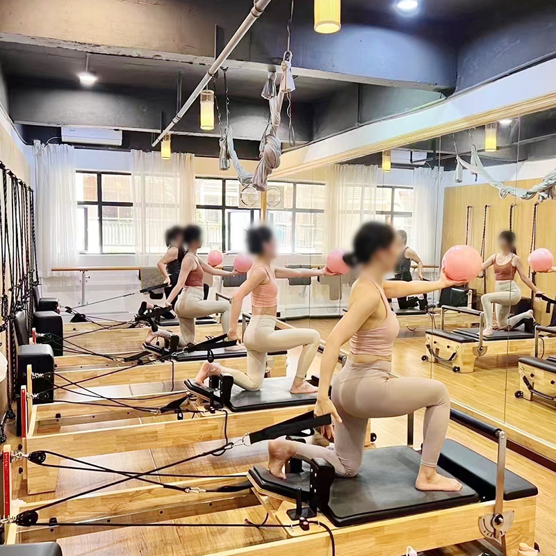 Yoga Fitness Studio - อุปกรณ์พิลาทิสรีฟอร์มเมอร์รุ่นใหม่ล่าสุด ปี 2025 สำหรับใช้ในบ้าน ยิม โยคะ