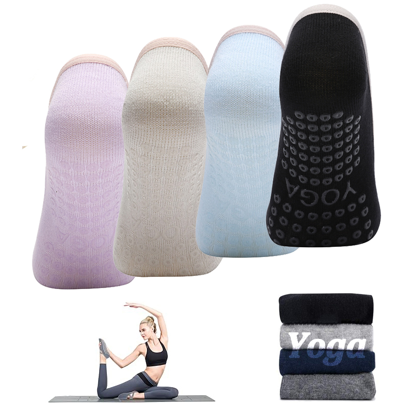ถุงเท้าพิลาทิสกันลื่นสำหรับผู้ - Yoga Dance & Fitness Center Llc บทวิจารณ์และราคา