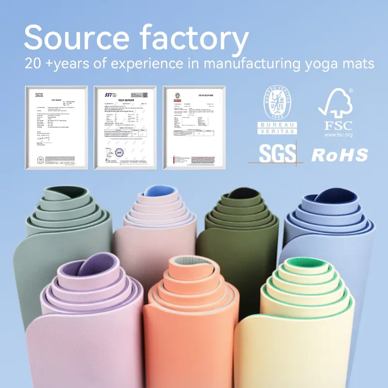 เสื่อโยคะรูปวงรีทนทาน ยี่ห้อ C - Yoga Fitness Mat บทวิจารณ์และราคา