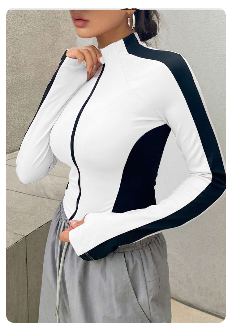 เสื้อโยคะ แจ็คเก็ตคอตั้ง แขนยา - Yoga & Fitness With Faye The Well Being Studio Abbots Langley บทวิจารณ์และราคา