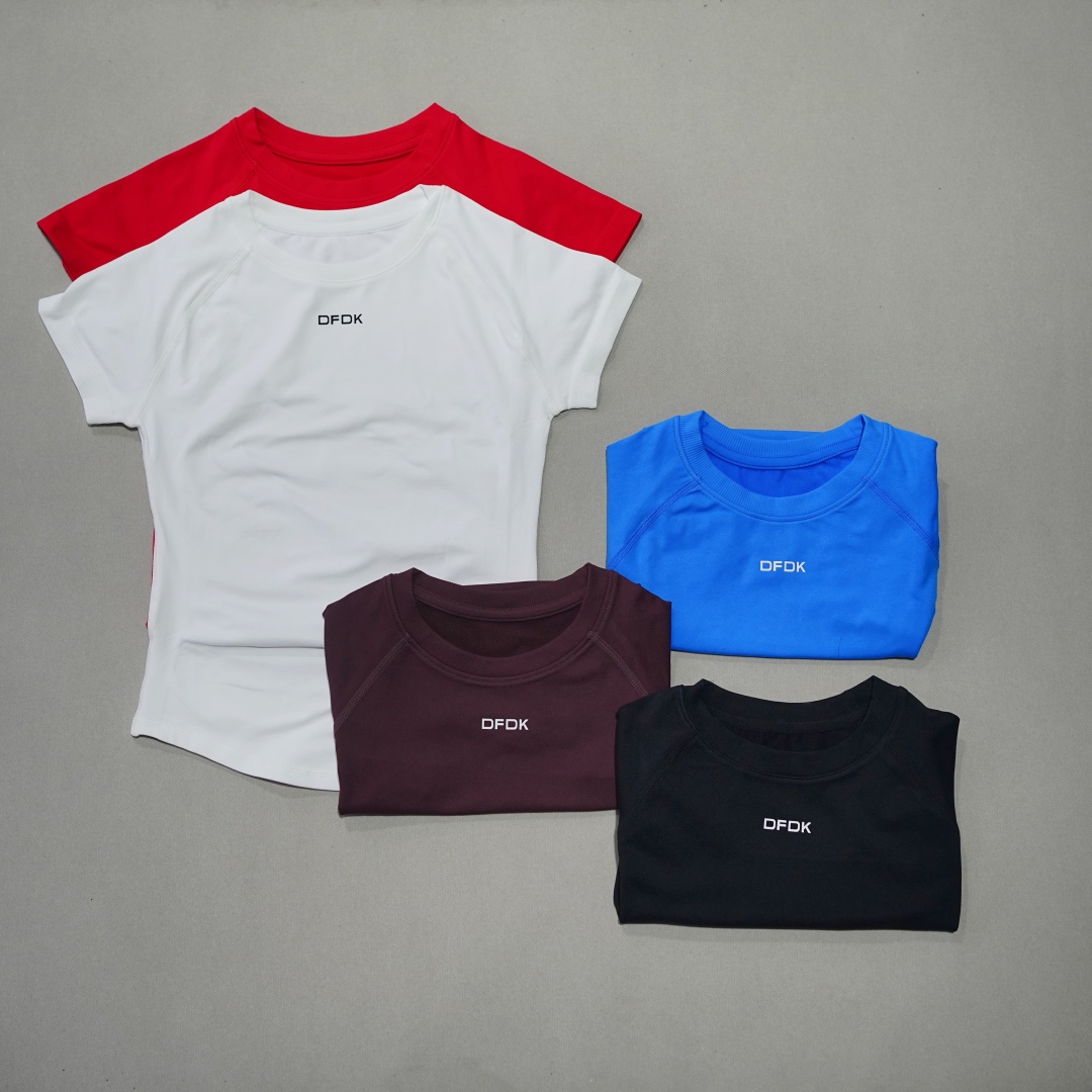 DFDK เสื้อยืดแขนสั้นผู้หญิงแบบ - Yoga Daily Fitness บทวิจารณ์และราคา