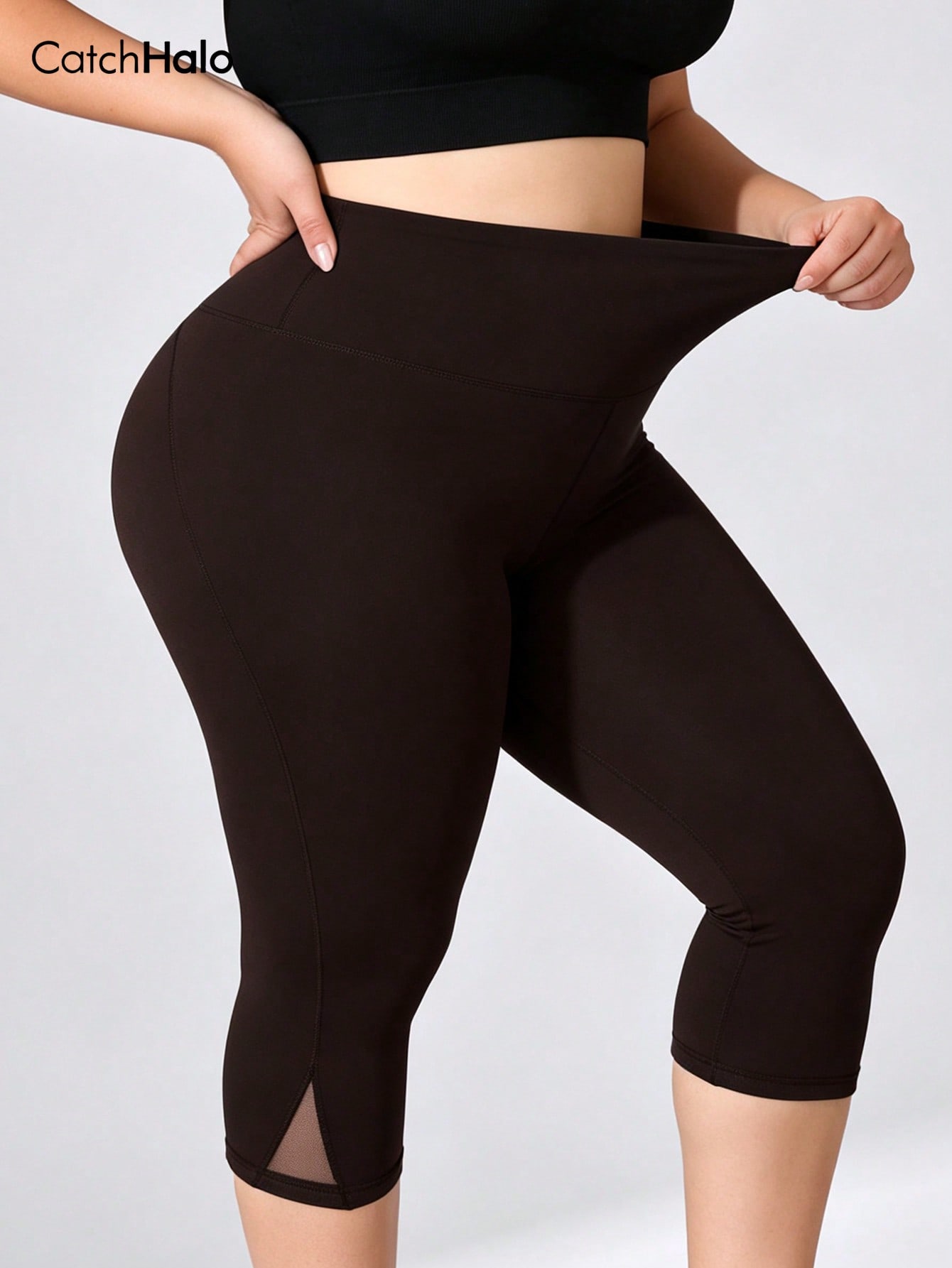เลกกิ้งออกกำลังกายไซส์ใหญ่สำหร - Yoga Fitness Plus บทวิจารณ์และราคา