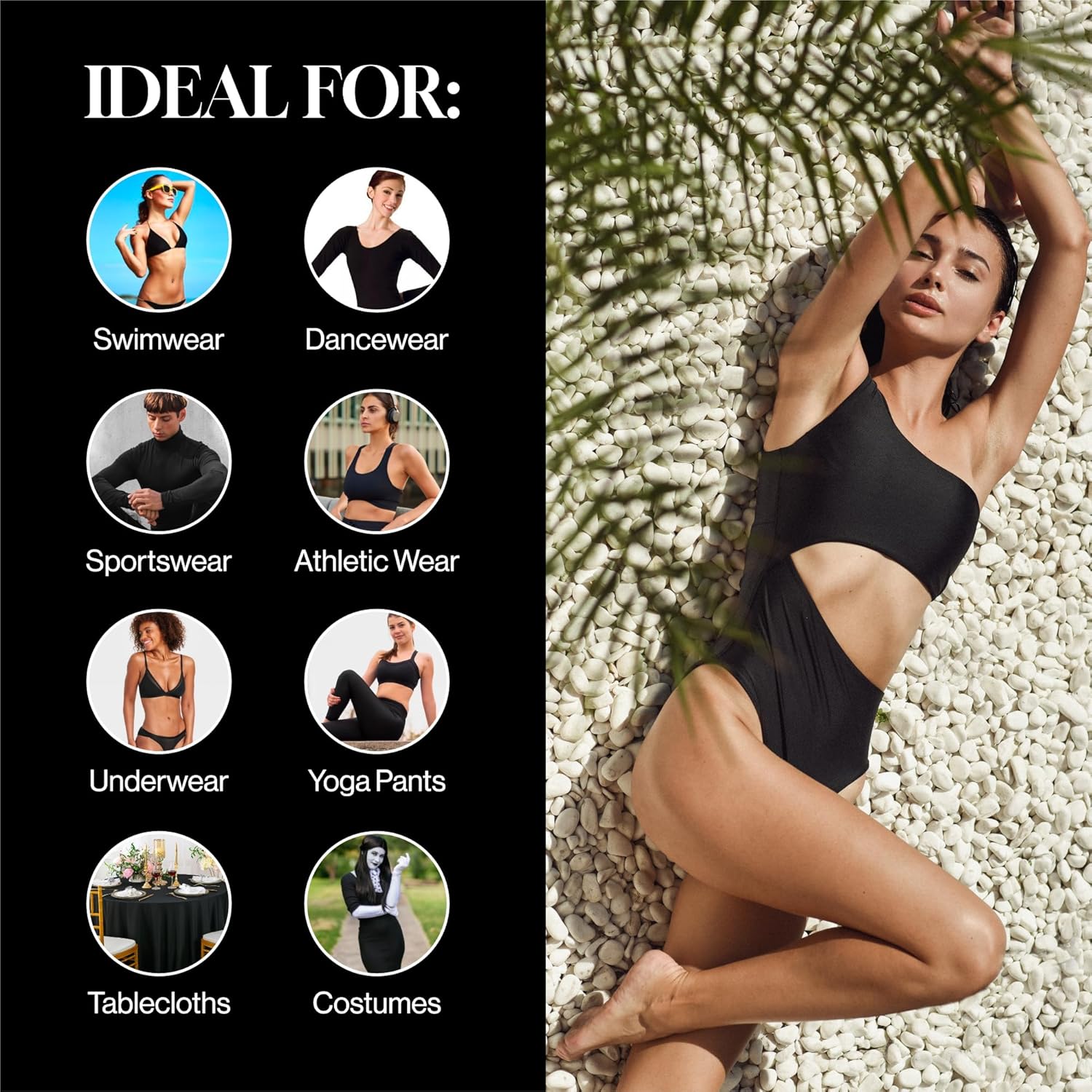 ผ้าสแปนเด็กซ์ ผ้าไลคร่าถักยืดไ - Yoga Dance & Fitness Center Llc บทวิจารณ์และราคา