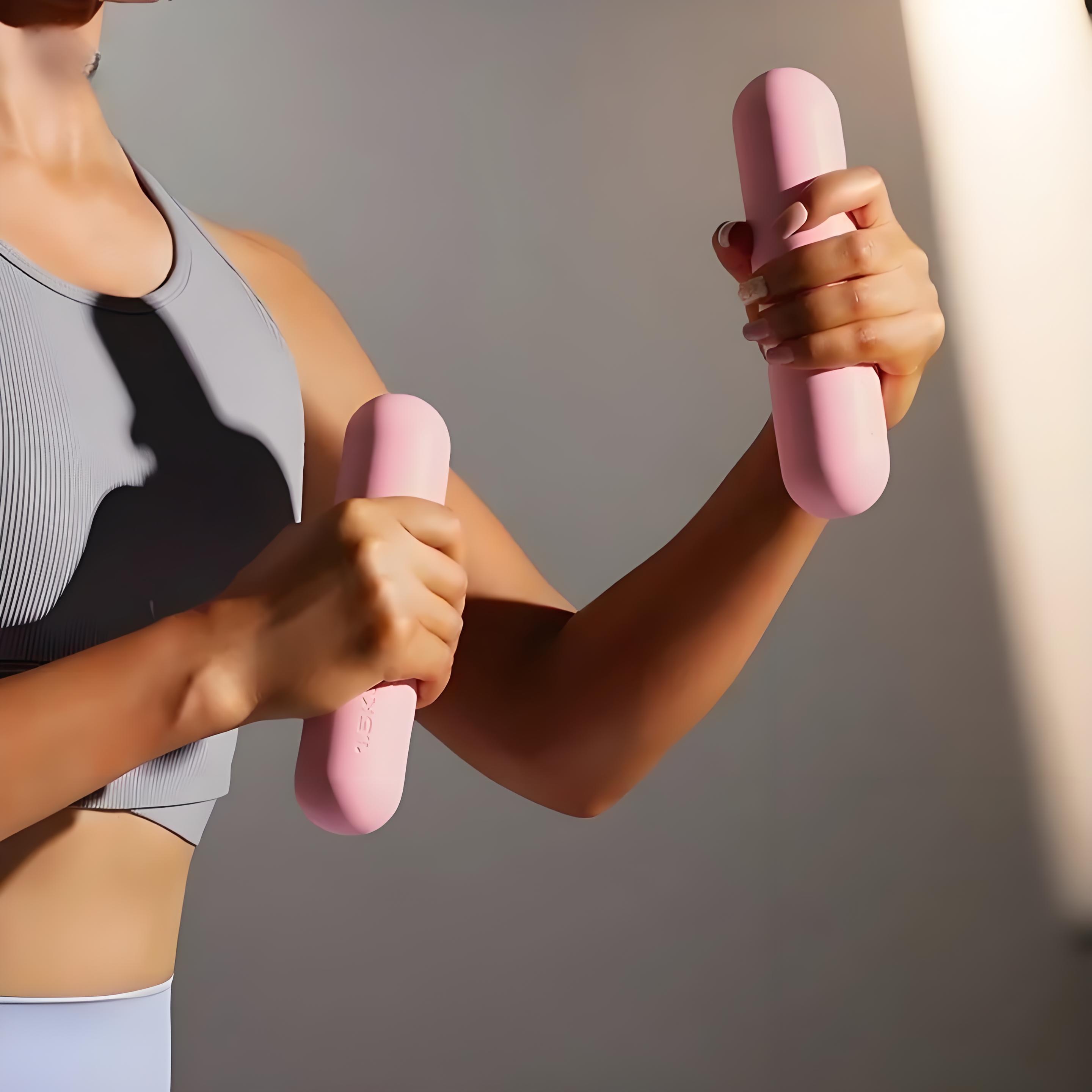 ดัมเบลซิลิโคนสำหรับออกกำลังกาย - Yoga Fitness Bar บทวิจารณ์และราคา